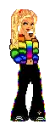 rainbow girl