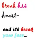 break his heart