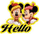 mickey and minnie