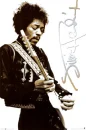 jimi playing with guitars