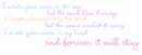 i wrote ur name