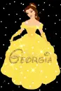 Belle for Georgia with Glitter