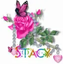 Stacy Diamond Pink Rose