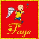 Caillou with the name Faye