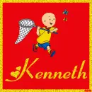 Caillou with the name Kenneth