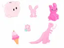  Pink background
