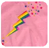 Pink rainbow