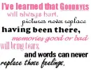 Goodbyes