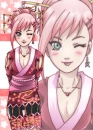 sakura about to go on a hot date!