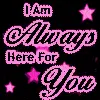 here for you