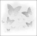 faded butterflies