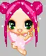 green/pink pixie
