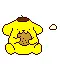 Yellow Bear Eating Chips