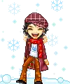 Snow flakes boy