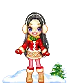 Dancing in the snow girl