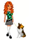 Doll with dog