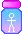 mini bottle with a person dancing