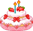 cute strawberry cake