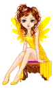 doll with yellow wings