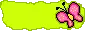 pink butterfly mini banner
