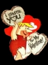 Barney Rubble Happy Valentines Day