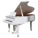 white piano