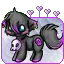 black and purple 
