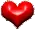 small red heart