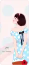 blue dress