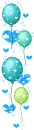 blue balloons
