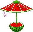watermellon umbrella