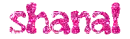 shanal- pink glitter request