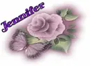 Jennifer Butterfly and Rose