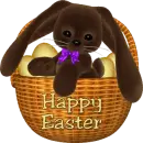 Easter Bunny in Basket