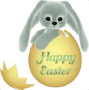 Easter Bunny in an Egg Shell