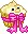cute cup cake with a ribbon