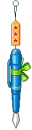 blue pen