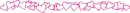 Pink hearts divider