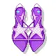 cute purple shoes