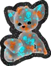 cat with skulls