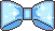 blue bow