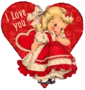 little girl/ heart 