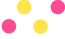 dots, yellow and pink