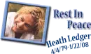 Rest In Peace Heath Ledger