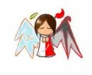 devil half angel