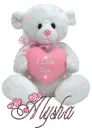 I Love You Bear with Name