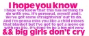 big girls don't cry