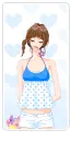 blue girl