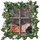 Angel in window
