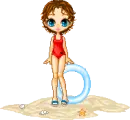beach girl